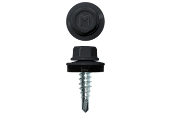 Саморез по металлу Daxmer 4,8х19 RAL 7024 (250) сверло №2