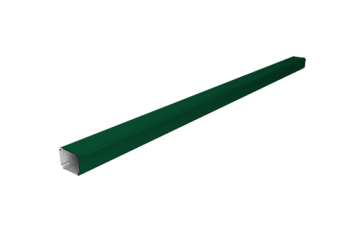 Труба гофрированная Vortex Lite Matt 76х102х3000мм RAL 6005 зеленый мох