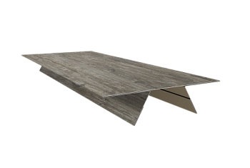 Планка стыковочная составная верхняя 0,45 Print Elite Nordic Wood TwinColor (2м)