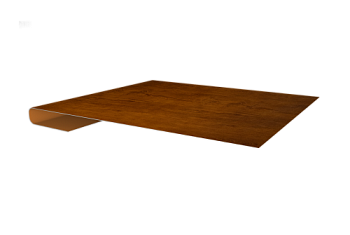Планка завершающая Grand Line 0,45 Print Premium Golden Wood Intense FTC (3м)