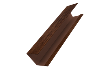 Крышка для забора жалюзи Milan Slim Grand Line 0,45 Print Premium Cherry Wood Fresh TwinColor (3м)