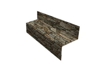 Отлив межэтажный 45 Grand Line 0,45 Grand Line Print Elite Fine Stone TwinColor (3м)