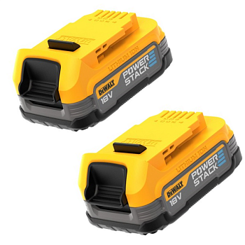 Аккумуляторы DeWalt Powerstack 18V 1.7 Ач (2 шт)