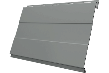 Вертикаль 0,2 prof Grand Line 0,45 PE с пленкой RAL 9006 бело-алюминиевый