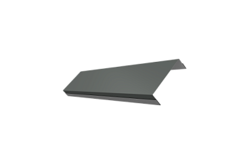 Ламель обратная 100 забора жалюзи Texas Grand Line 0,45 PE RAL 7005 мышино-серый