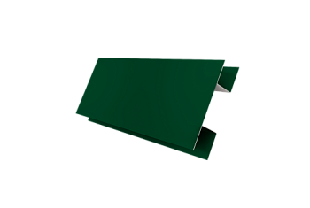 Планка H-образная Экобрус 0,45 Drap TR RAL 6005 зеленый мох (3м)