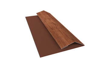 Планка финишная Блок-Хаус new Grand Line 0,45 Print Premium Rowan Wood Intense FTC (3м)