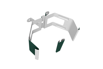 Крепление трубы для гофры на дерево Vortex Lite Matt RAL 6005 зеленый мох
