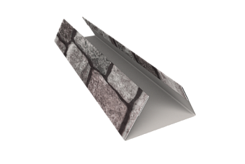 Планка стыковочная составная нижняя 0,45 Print Elite Fine Stone TwinColor (3м)