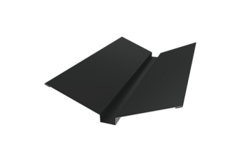 Планка ендовы верхней 115х30х115 Grand Line 0,5 Satin Matt TX RAL 7016 антрацитово-серый (3м)