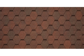 Черепица гибкая Tegola Unica Veneto nocciola 418 (коричневый фундук)
