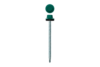 Саморез кровельный 4,8х70 (100шт) сверло №1 RAL 6026