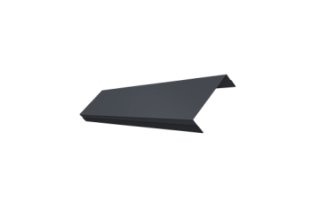 Ламель обратная 100 забора жалюзи Texas Grand Line 0,5 Atlas X RAL 7024 мокрый асфальт