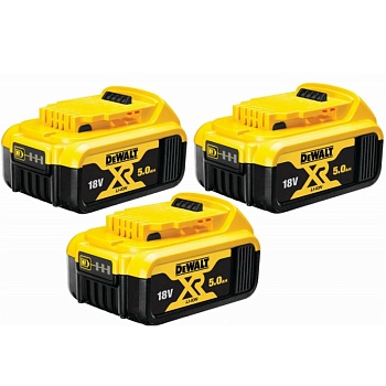 Аккумулятор DeWalt 18V 5.0 Ач (3 шт)