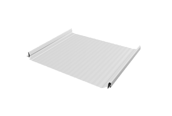 Кликфальц Pro Gofr Grand Line 0,45 Drap TX с пленкой на замках RAL 9003 сигнальный белый