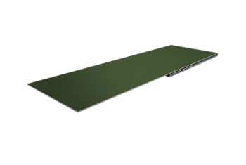 Планка финишная 48х25 Grand Line 0,5 Satin Matt TX RAL 6020 хромовая зелень (2м)