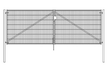 Ворота Light NoLock 2,03х4,0 RAL 6005