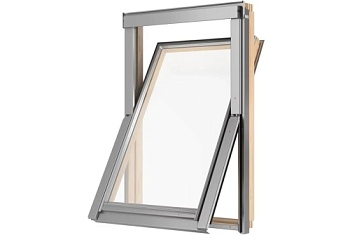 Окно мансардное RoofLITE+ AAY B1500 78х118 (двухкамерное, 12см, ручка снизу)