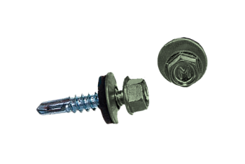Саморез по металлу Daxmer 5,5х25 RAL 6019 (250) сверло №3