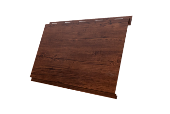 Софит металлический Вертикаль 0,2 classic Grand Line 0,45 Print Premium с пленкой Cherry Wood Fresh TwinColor