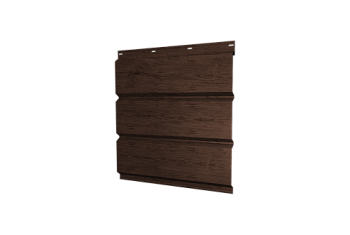 Софит металлический Классик Grand Line без перфорации 0,45 Print Elite с пленкой Antique Wood TwinColor