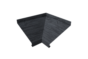 Угол отлива внутренний 200 Grand Line 0,45 Print Premium с пленкой Grey Wood TwinColor