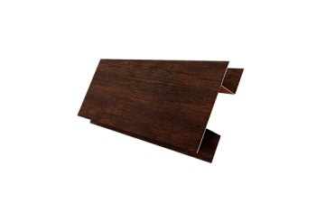 Планка H-образная Экобрус 0,45 Print Premium Cherry Wood Dark FTC (3м)