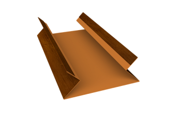 Планка угла внутреннего составная верхняя 0,45 Print Premium Golden Wood Intense FTC (3м)