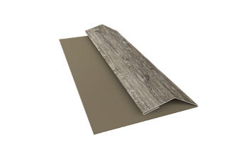 Планка финишная Блок-Хаус new Grand Line 0,45 Print Elite Nordic Wood TwinColor (3м)