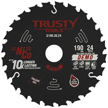 Диск демонтажный Trusty-Tools Demolition 190х30 24T