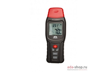 Измеритель влажности и температуры ADA ZHT 70 контактный 2в1 (древесина, стройматериалы, температура воздуха)