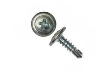 Саморез ПШС 4,2х13 (1000шт) шлиц PH2 RAL 9010