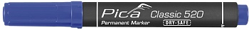 Маркер перманентный Dry-Safe Pica 520/41 синий