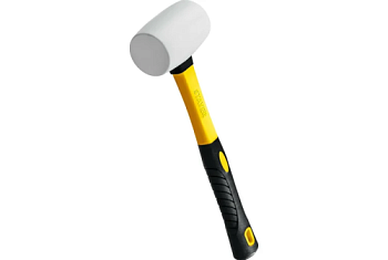 Киянка резиновая Stayer Professional белая, фиберглассовая рукоятка 230г (20533-230)