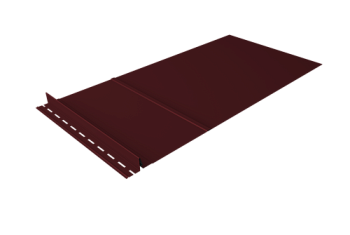Элемент обхода Кликфальц Pro Grand Line левый 0,5 Satin Matt RAL 3005 красное вино