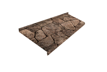 Отлив простой 250 Grand Line 0,45 Print Elite King Stone TwinColor (3м)