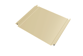 Кликфальц Double Pro Grand Line 0,45 Drap TX с пленкой на замках RAL 1015 светлая слоновая кость