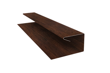 Планка П-образная завершающая сложная (КД) 0,45 Print-Double Premium Cherry Wood Dark F (2м)