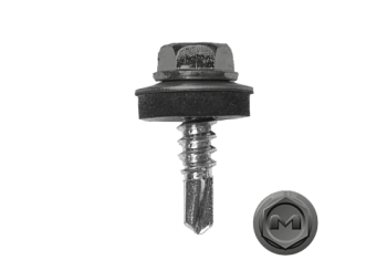Саморез по металлу Daxmer 5,5х19 RAL 9006 (250) сверло №3