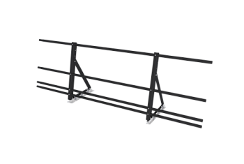 Ограждение кровельное со снегозадержателем на фальц Optima 0,65х2м RAL 9005