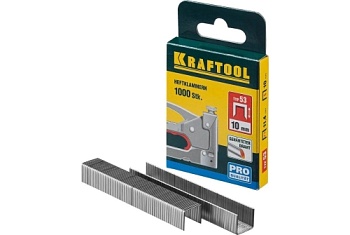 Скобы для степлера Kraftool 10мм тонкие тип 140 1000шт (31680-10)