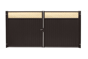 Ворота Estet Plus 2,0х3,6 RAL RR32/1014