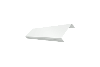 Ламель обратная 100 забора жалюзи Texas Grand Line 0,45 PE-Double RAL 9003 сигнальный белый