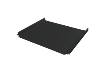 Кликфальц Pro Gofr Grand Line 0,5 Satin с пленкой на замках RAL 7016 антрацитово-серый