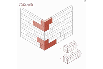 Угловой элемент White Hills Кросс Фелл 107-85 без шва