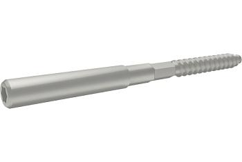 Шуруп-шпилька 8х160 Grand Line RAL 9002 серо-белый