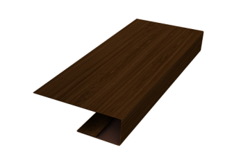 J-Профиль 12мм Grand Line 0,45 Print Elite Coffee Wood TwinColor (3м)