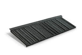Лист композитной черепицы Metrotile WoodShake серый