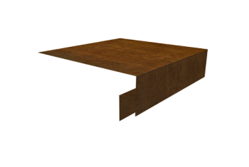 Планка околооконная сложная Блок-Хаус new 200х50х27 Grand Line 0,45 Print-Double Elite Golden Wood (3м)