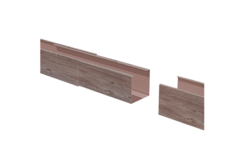 Соединитель профиля для КР Ш50/В50 White Wood Zn 0,45